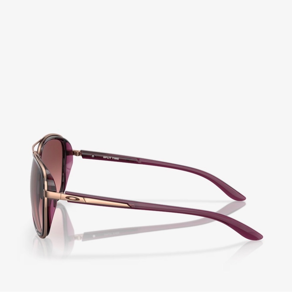 Oakley Women's Split Time Crystal Raspberry Sunglasses - Picture 7 of 9